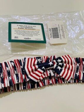 New LONGABERGER Garter Medium "All American" #2617470 4th of July Patriotic Flag